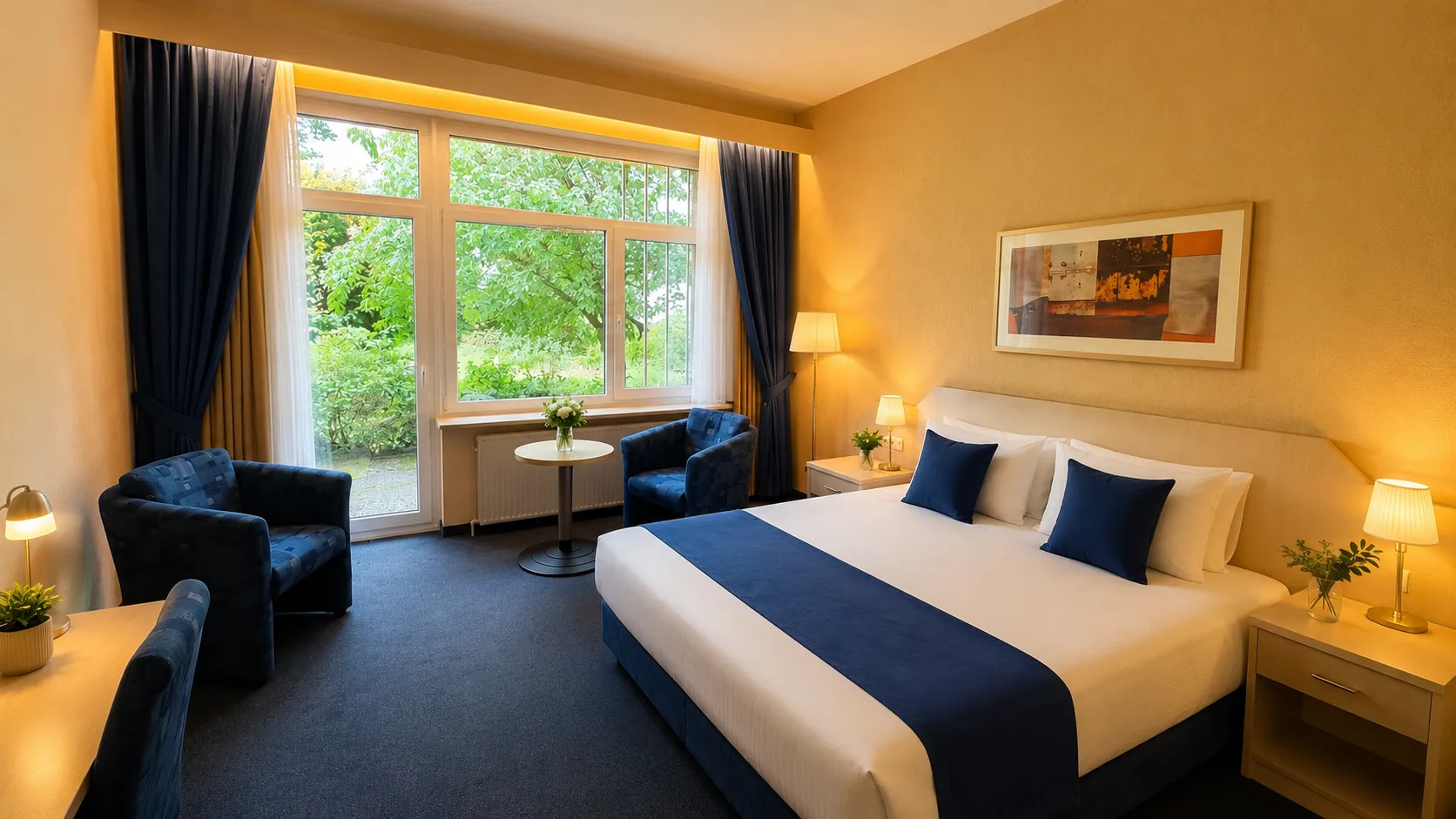 Doppelzimmer mit Terrasse - Bild 1